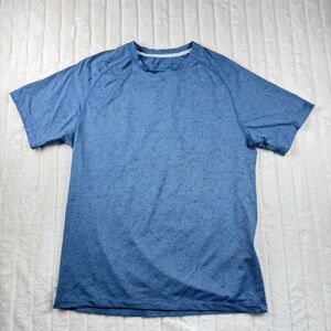 Peter Millar Aurora Print Performance T-Shirt Men's Small All Over Print Blue